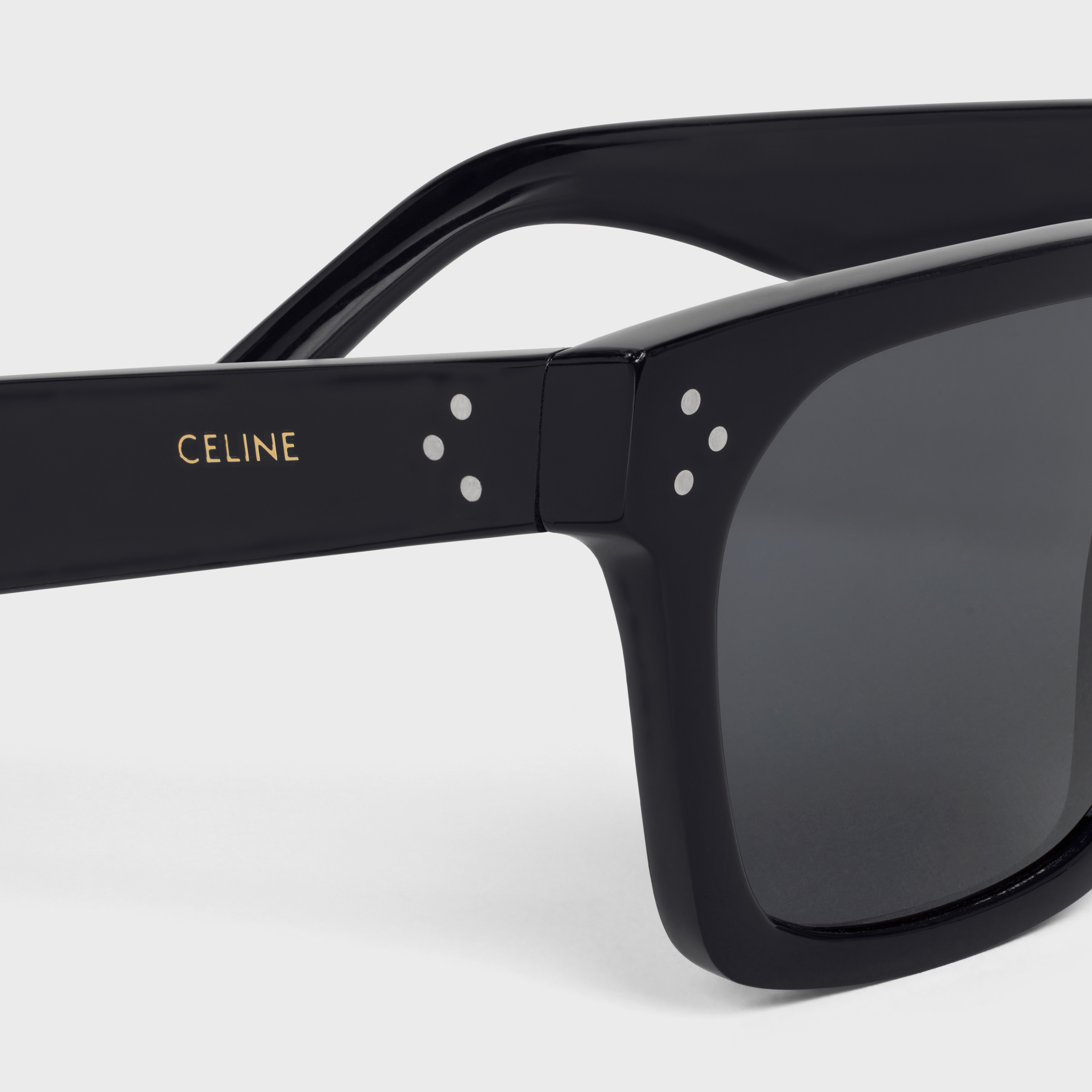 Black Frame 45 Sunglasses in Acetate - 4