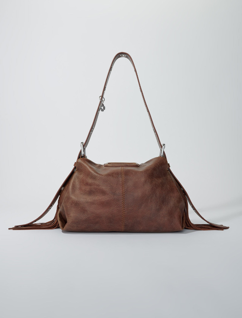 maje Miss M bag in vintage leather outlook