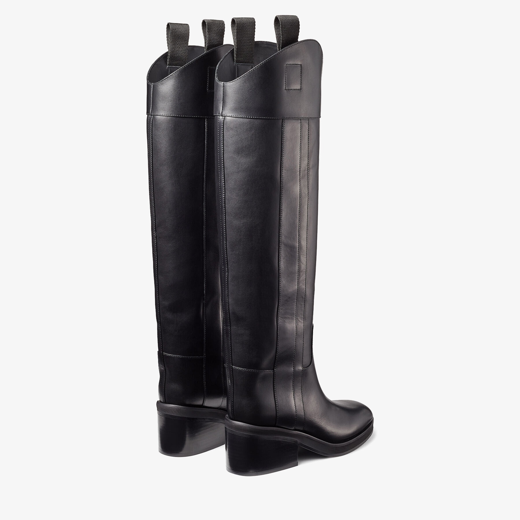 Tonya 70
Black Soft Vachetta Leather Knee-High Boots - 5