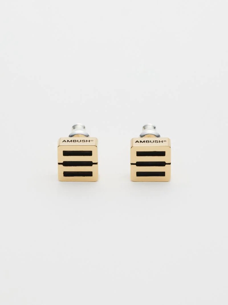 MONOGRAM STUD EARRINGS - 2