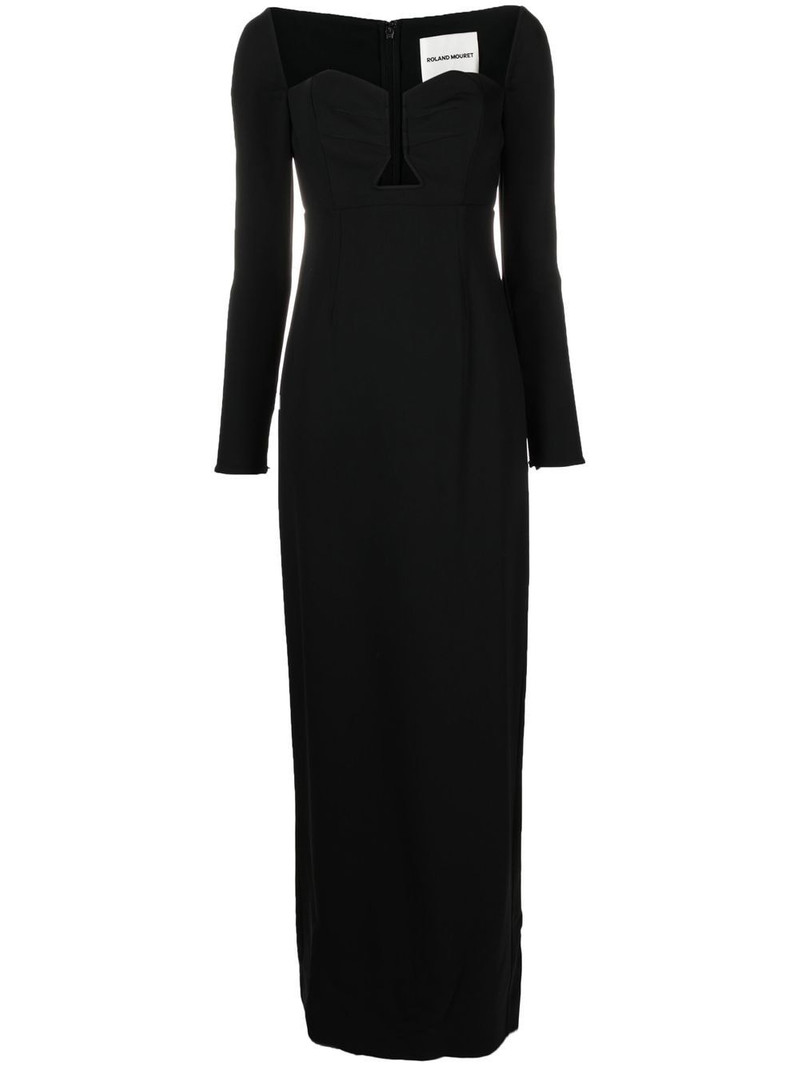 long-sleeved maxi dress 1