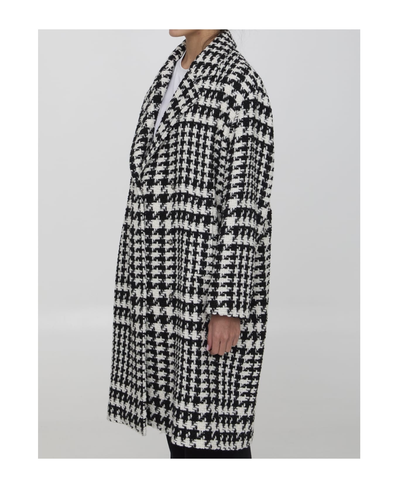 Pied De Poule Midi Coat - 2