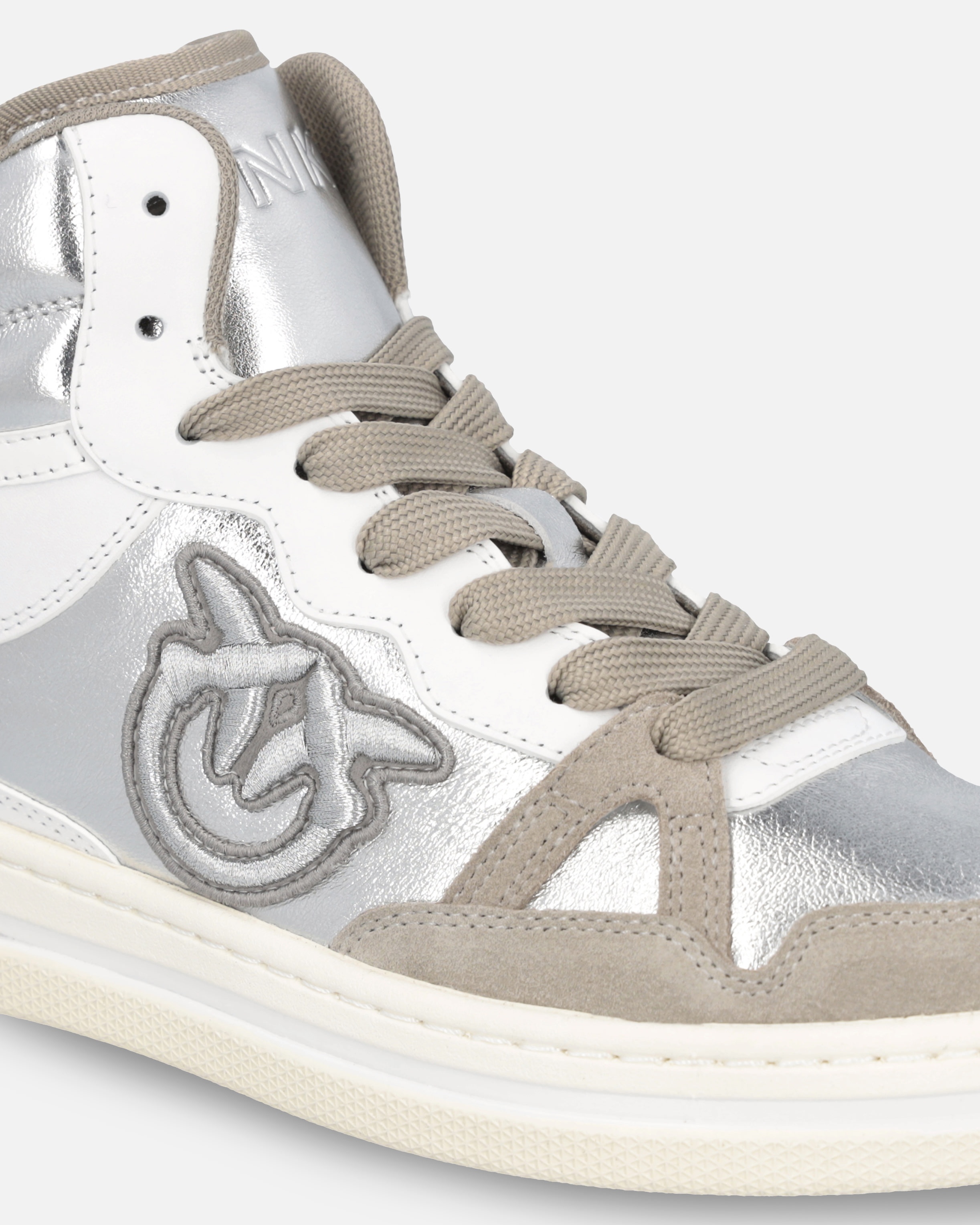 LAMINATED HIGH-TOP SNEAKERS - 4
