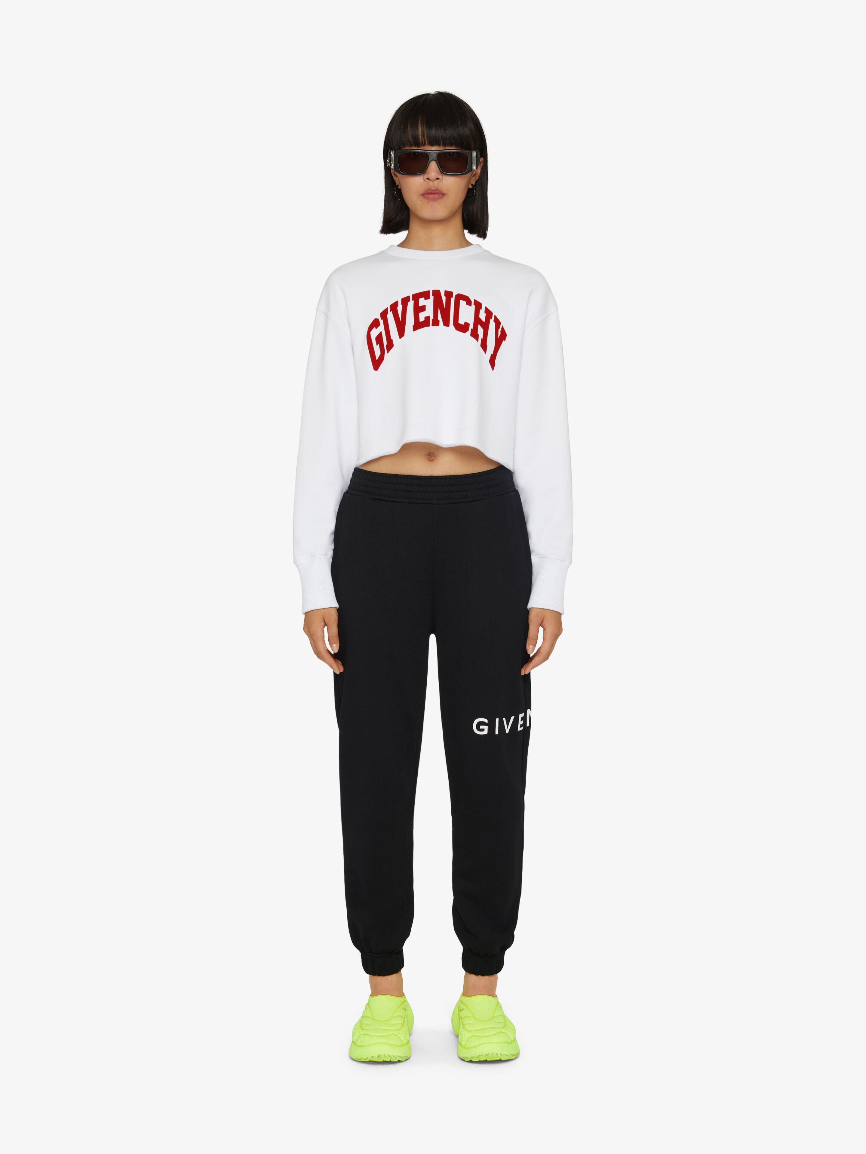 GIVENCHY ARCHETYPE SLIM FIT JOGGER PANTS IN FLEECE - 2