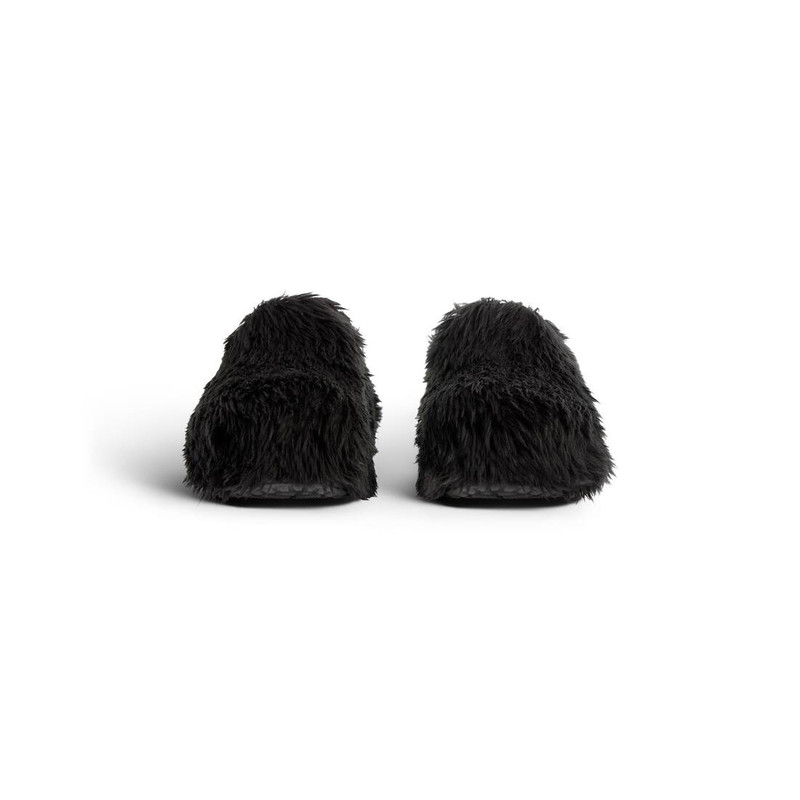 Women's Crocs™ Mule Fake Fur  in Black 3