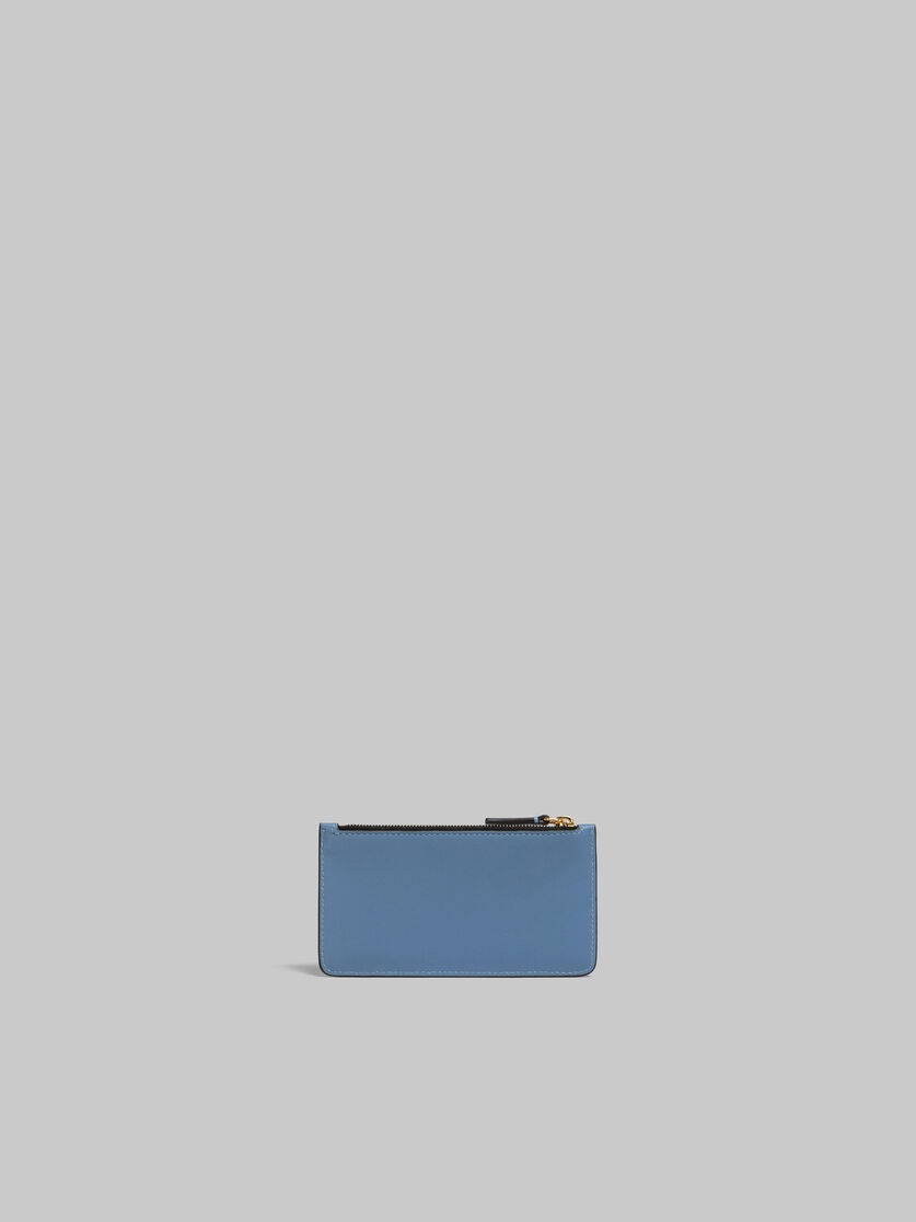 GREY LEATHER CARD CASE 3