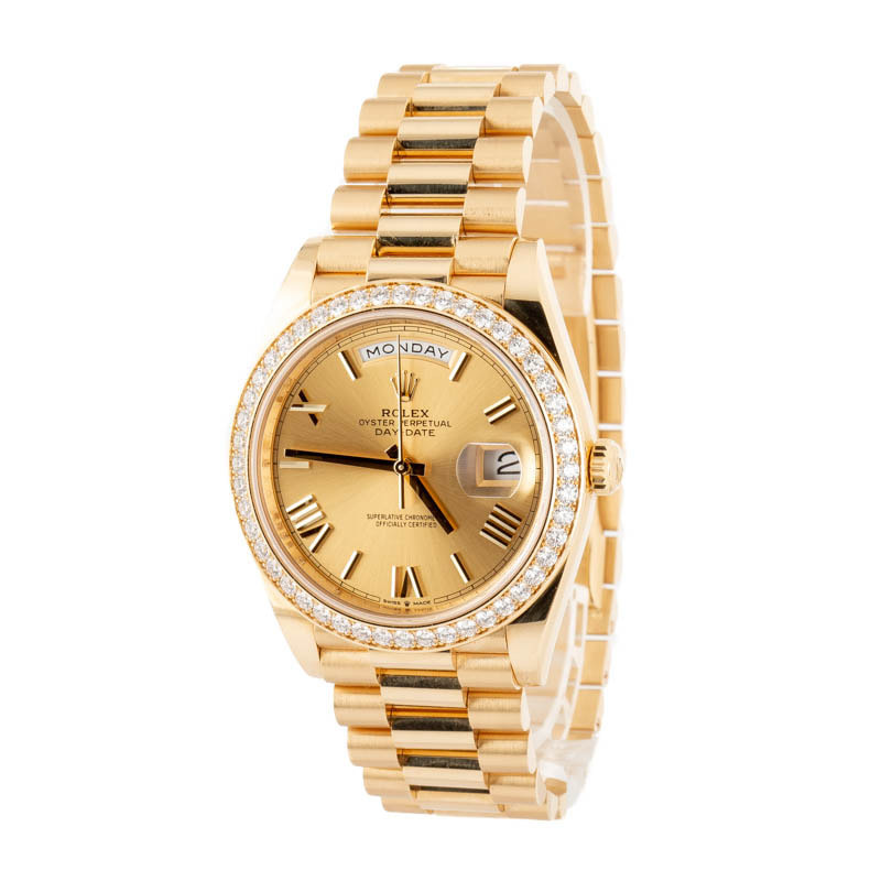 Rolex Day-Date 40 Ref 228348 Champagne Roman Dial - 2