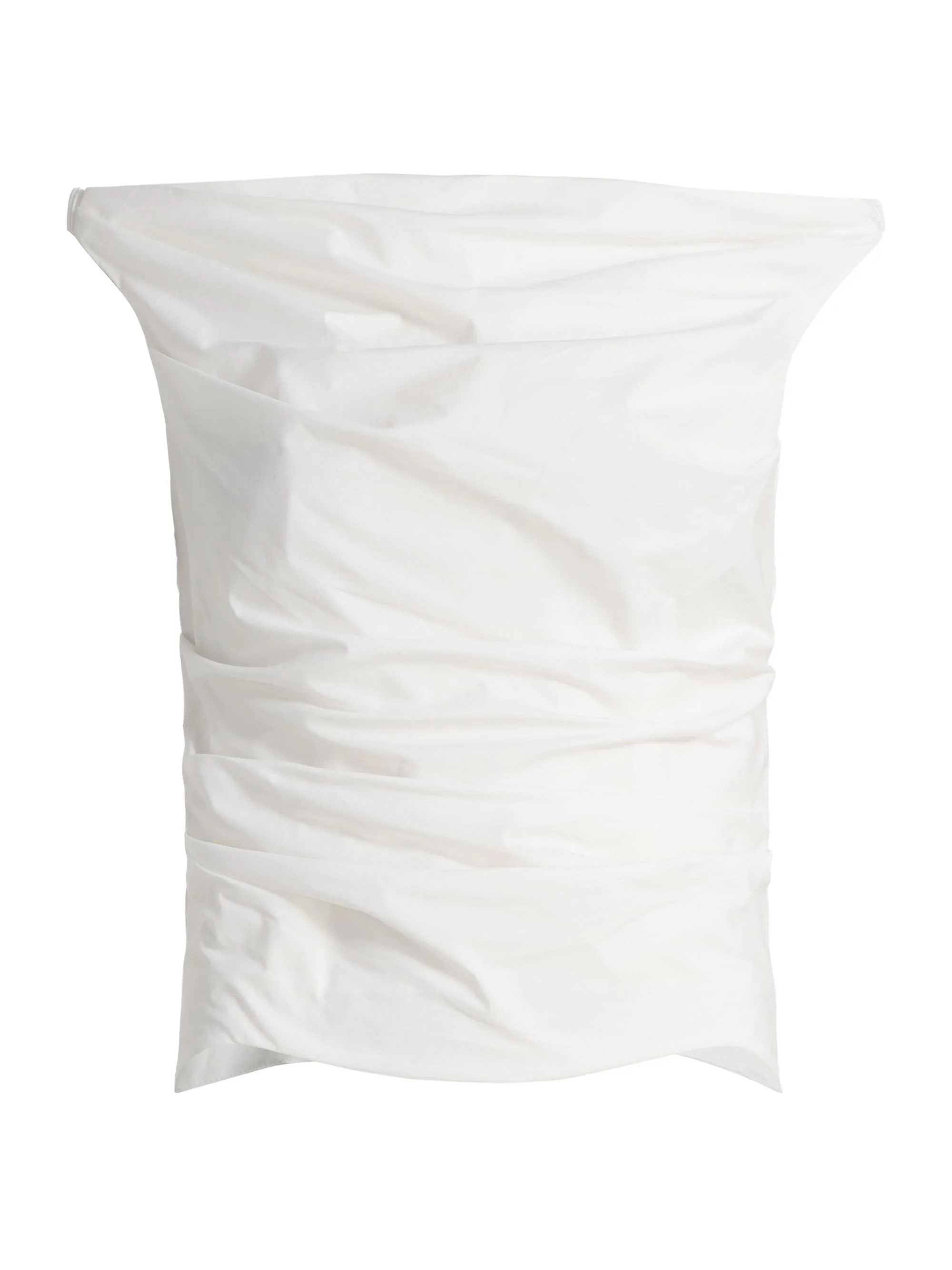 Women's Maisel Cotton-Blend Draped Top - White - 1