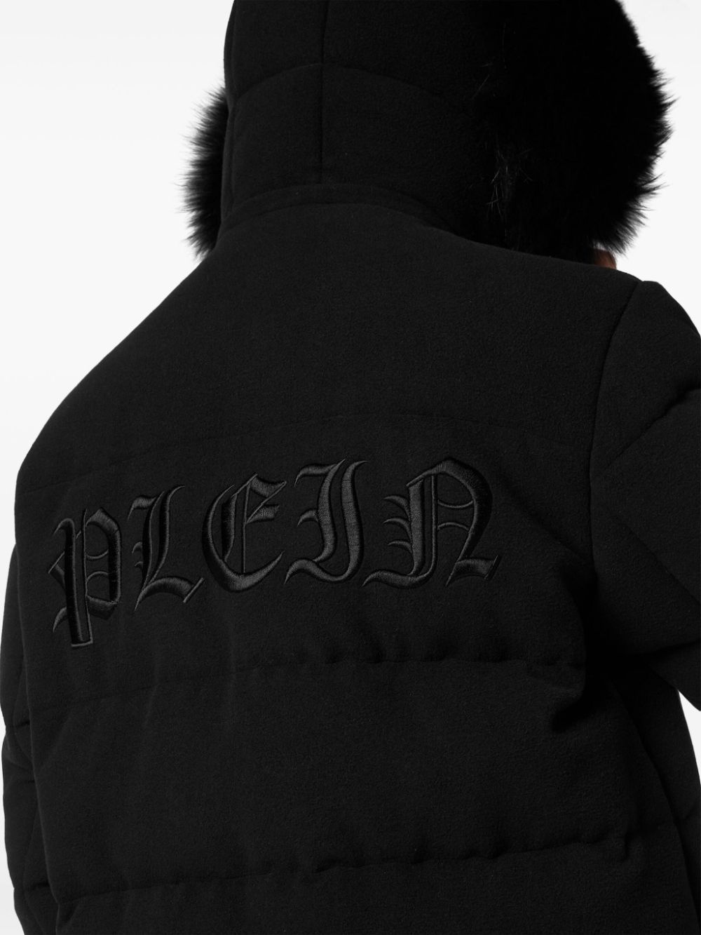 faux-fur hooded jacket - 5
