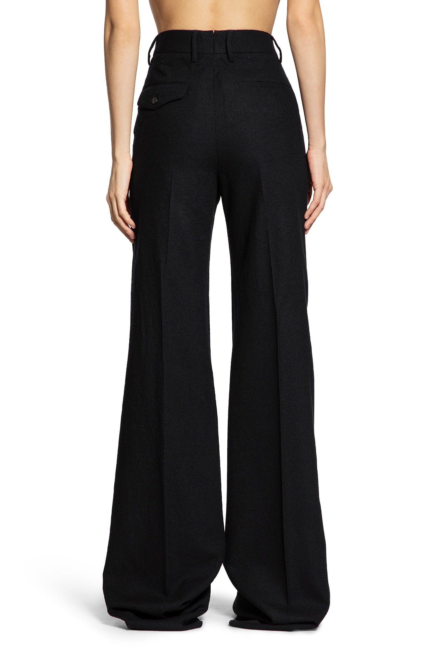 Brushed-Wool-Maaike-Flared-Leg-Trousers - 3