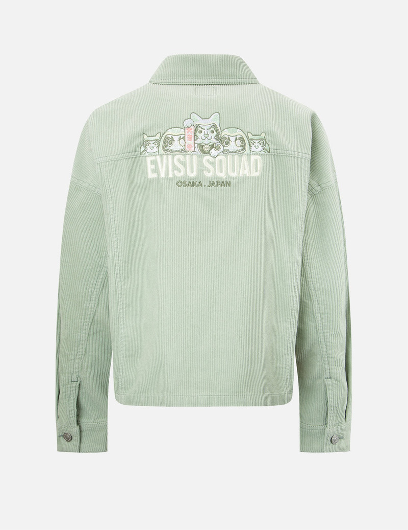 EVISU Squad Embroidery Corduroy Jacket 1