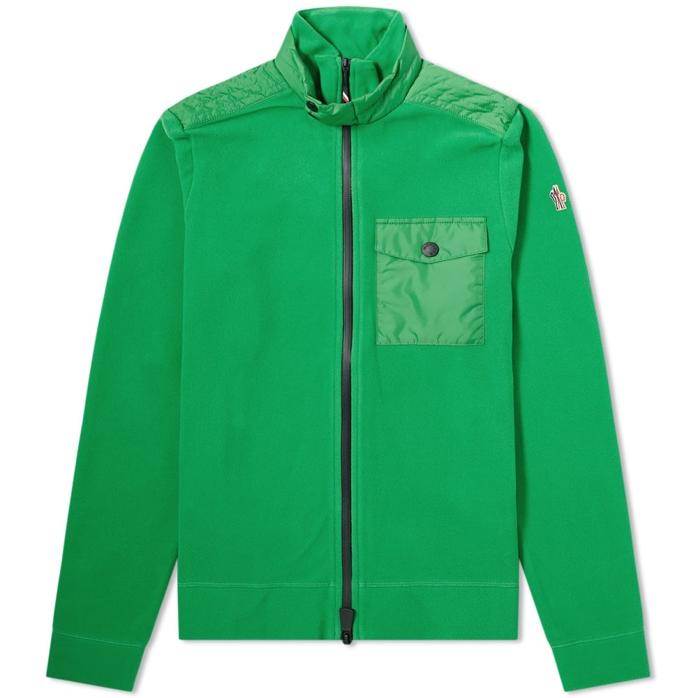 Moncler Grenoble Nylon Patch Zip Fleece - 1