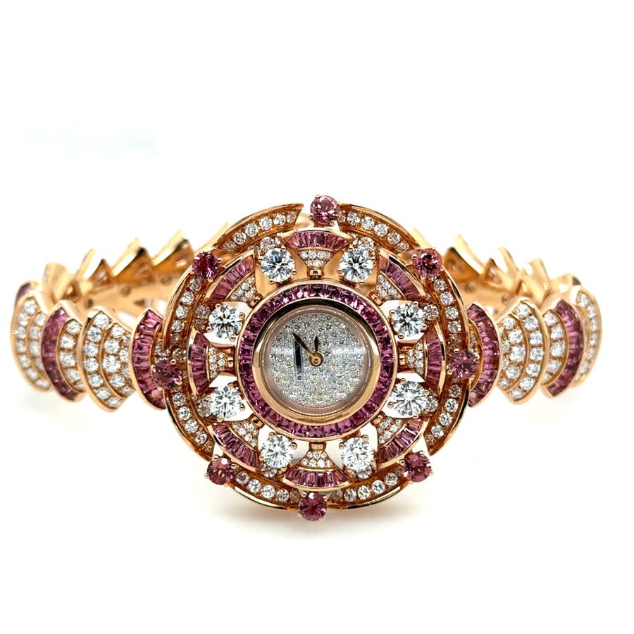 Pre-owned Bvlgari Diva'S Dream Quartz Diamond Ladies Watch 102562 - 5