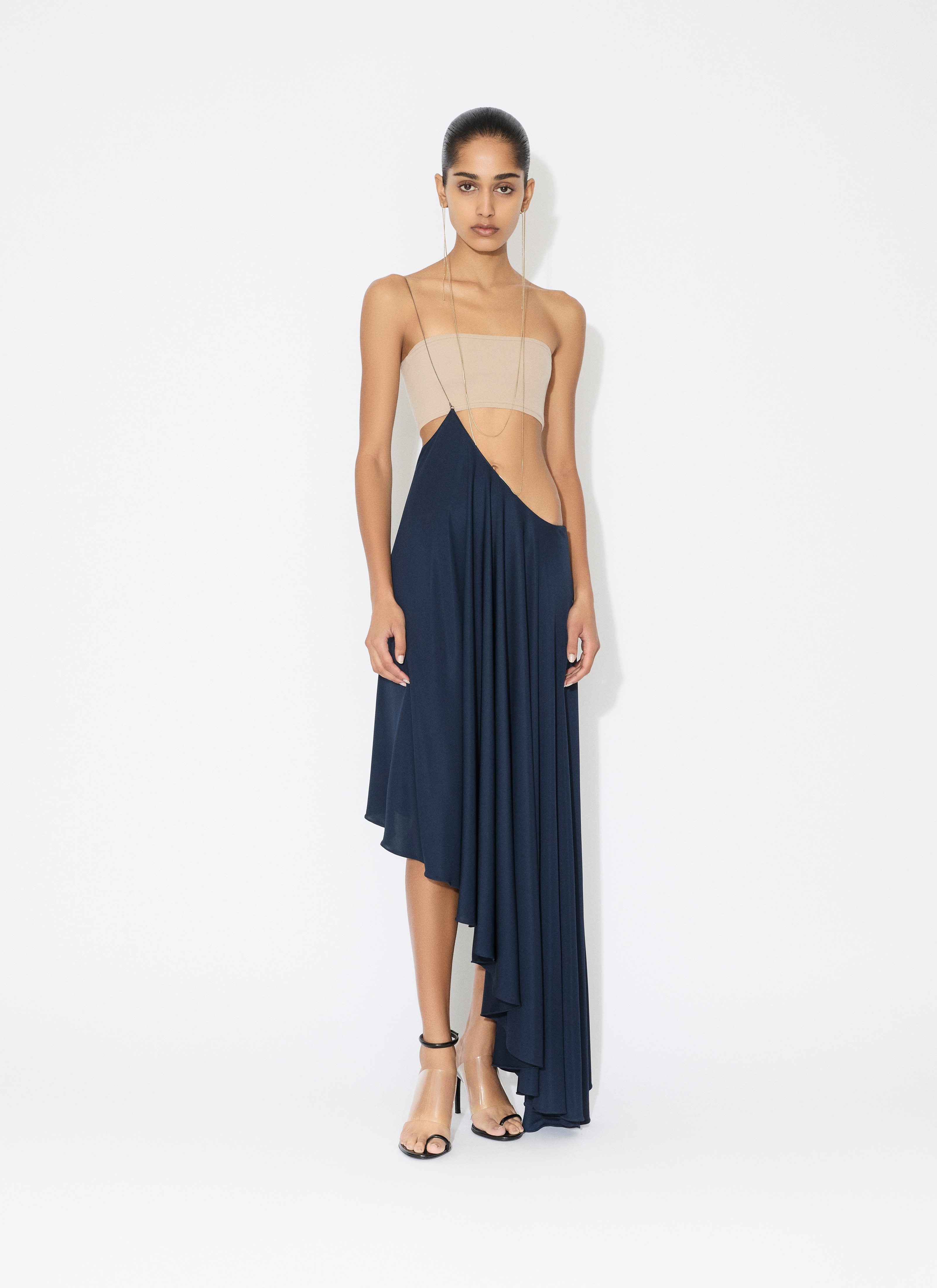 Alaïa JERSEY SUSPENDER SKIRT | REVERSIBLE