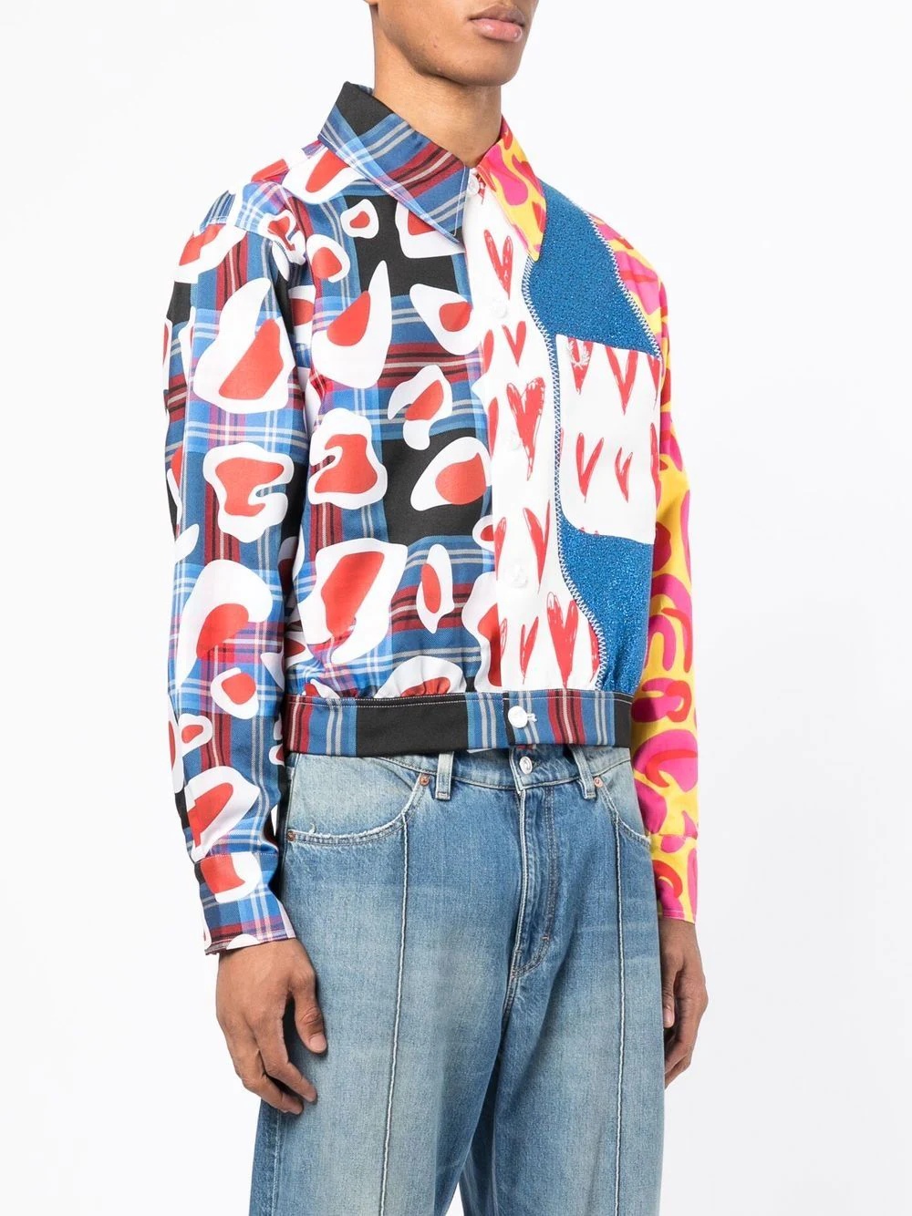 x Charles Jeffrey LOVERBOY patchwork jacket - 3