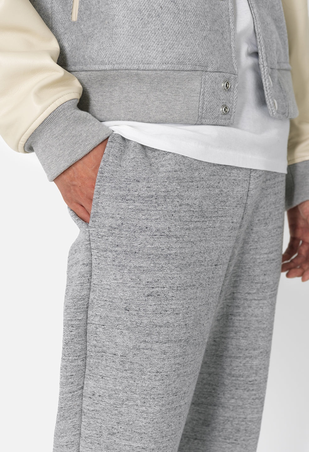 CASHMERE FLEECE SAVILE SWEATS - 6