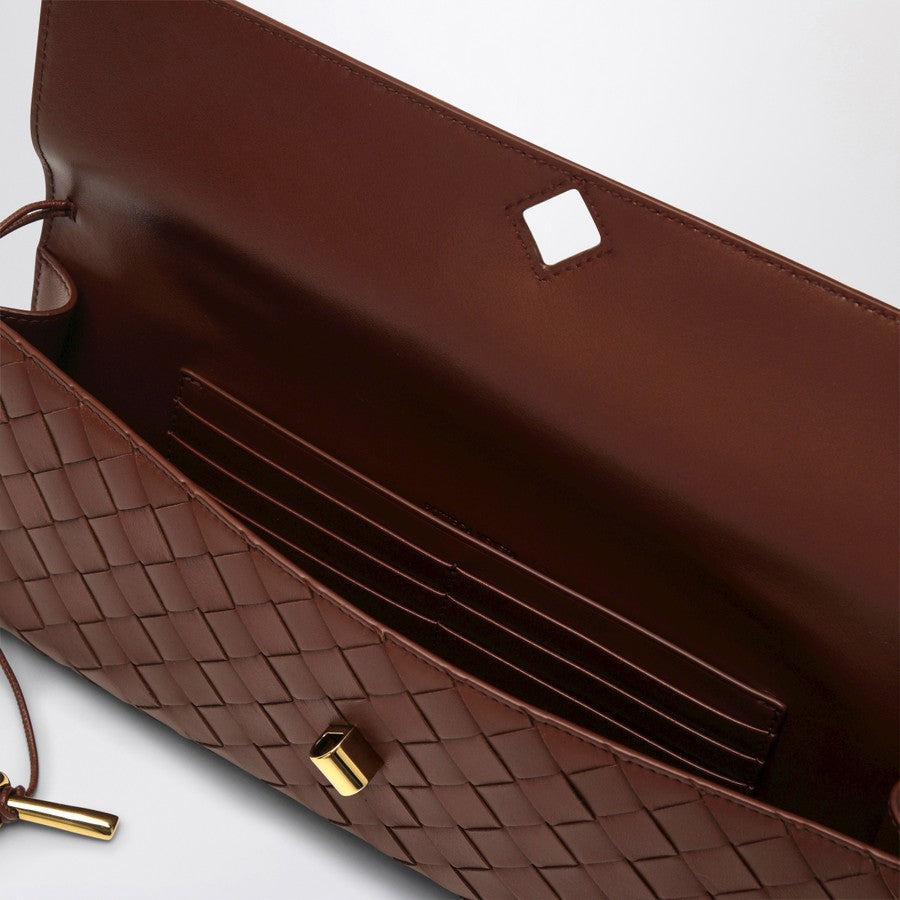 Bottega Veneta Women Andiamo Clutch Sapele With Handle - 4