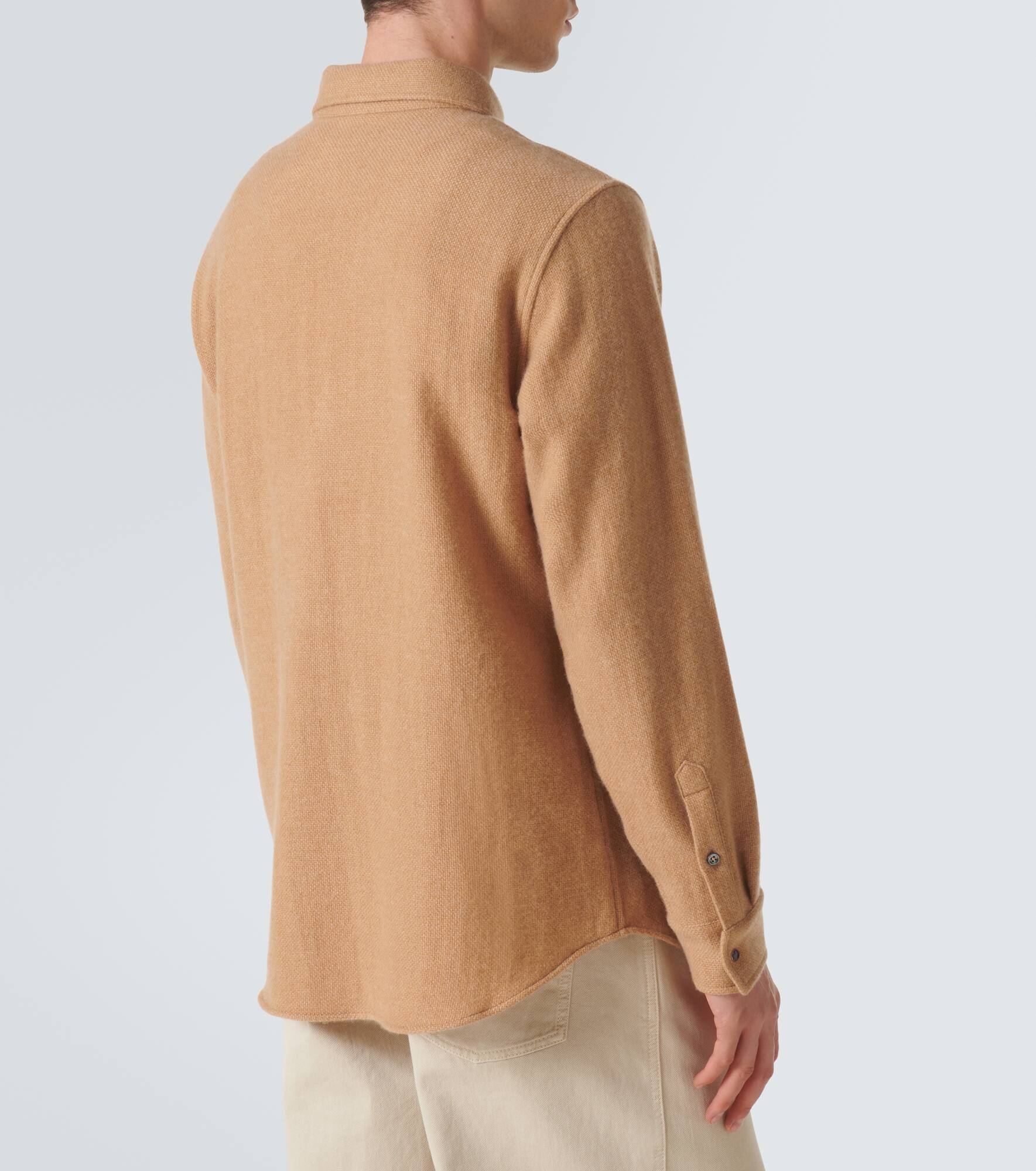 Knitted cashmere shirt - 4