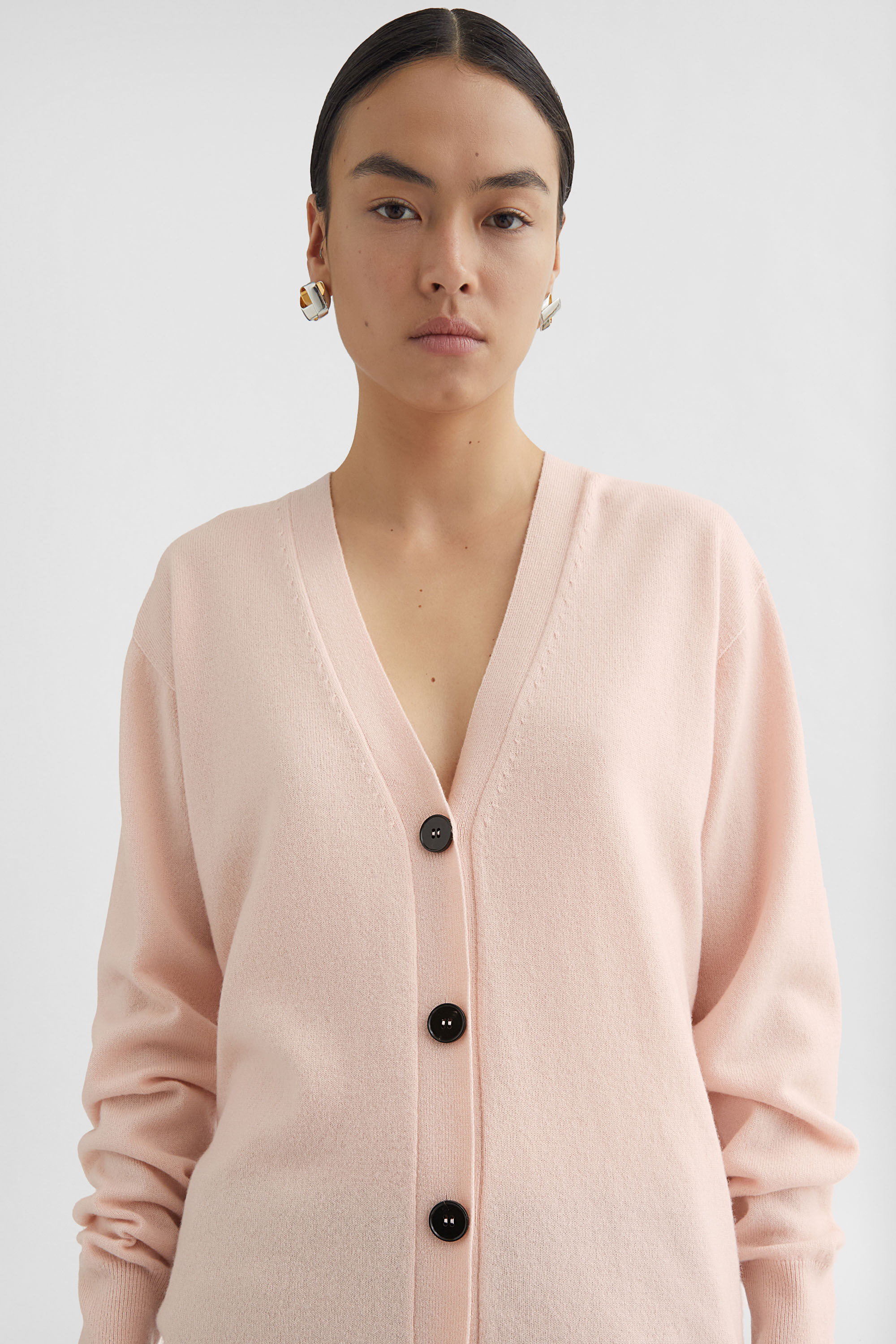 V-Neck Cardigan - 6
