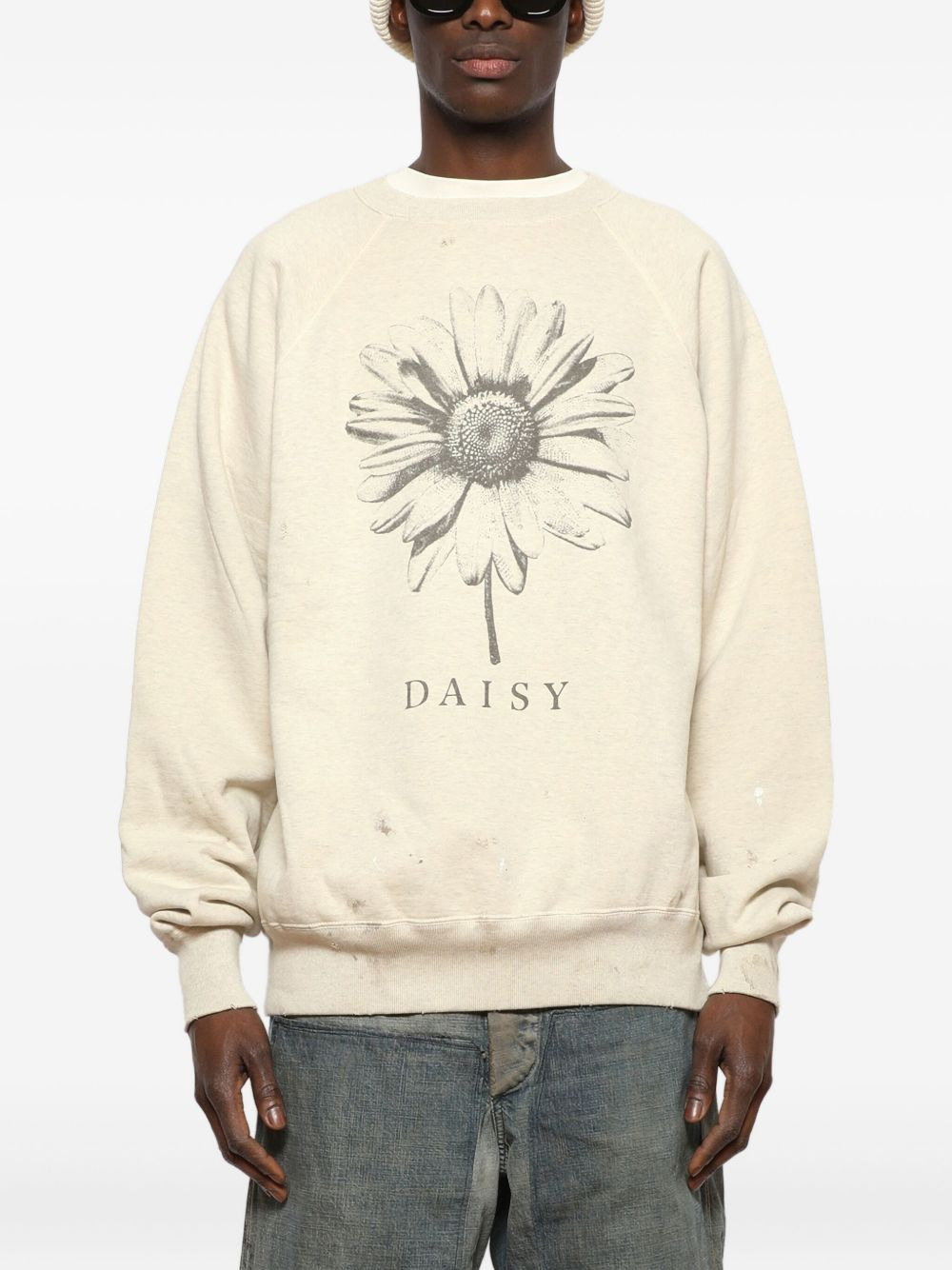 Daisy-print sweatshirt - 3