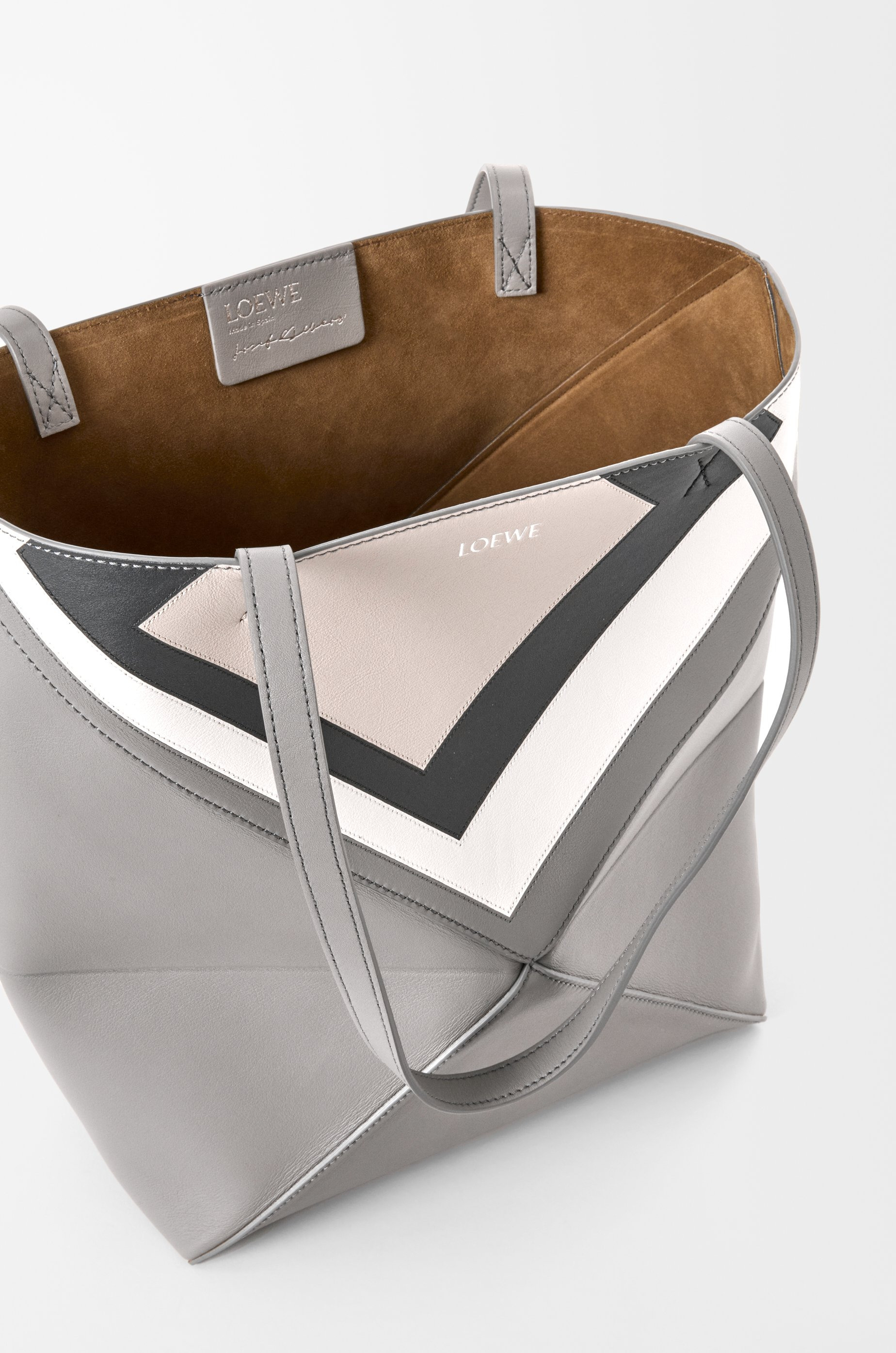 Medium Puzzle Fold tote in nappa calfskin - 9