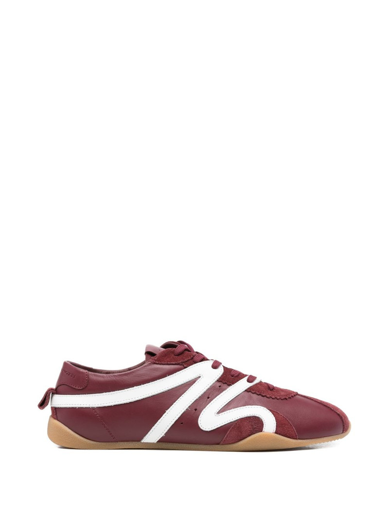 suede detail sneakers 1