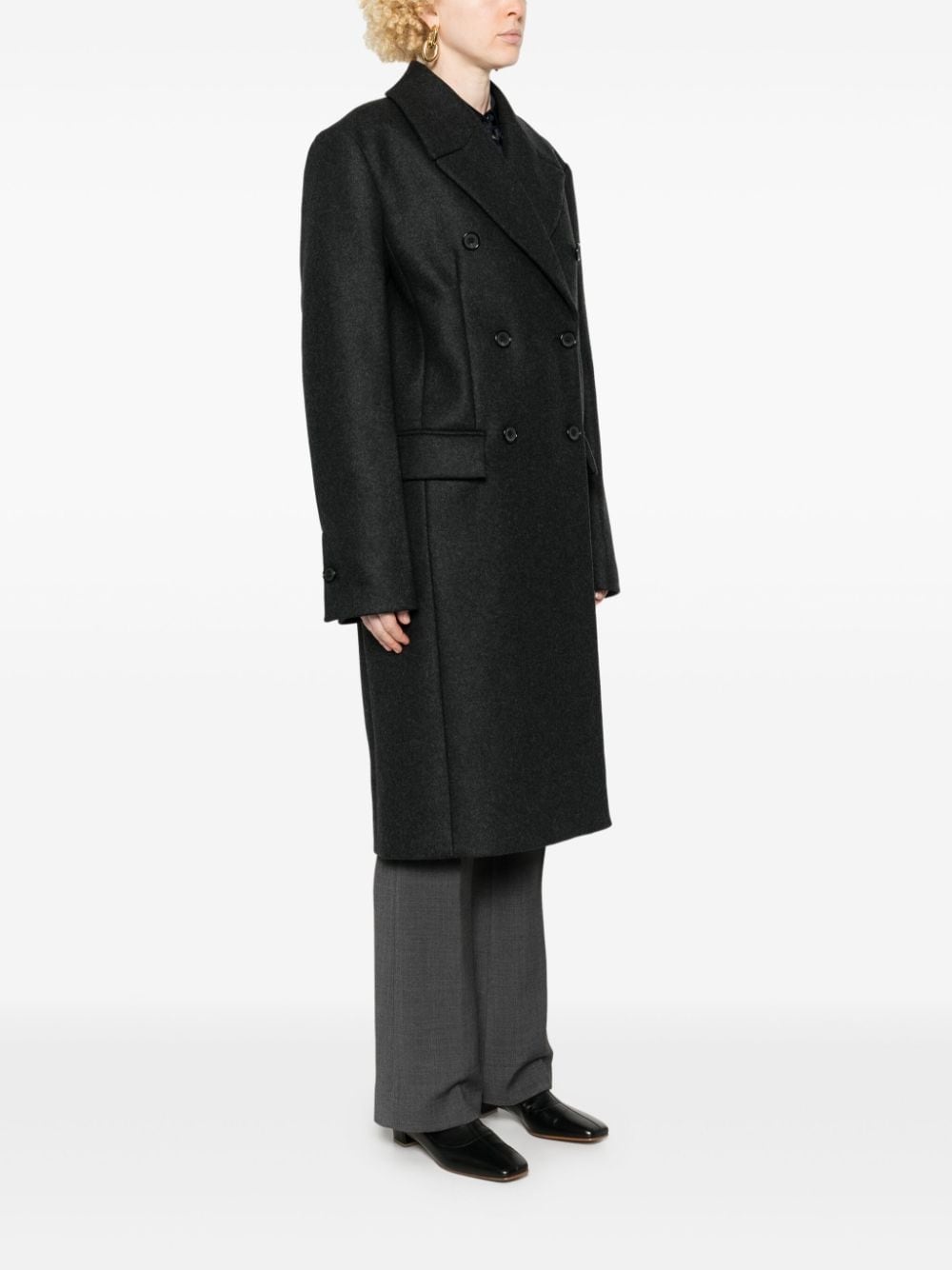 double-breasted coat - 3