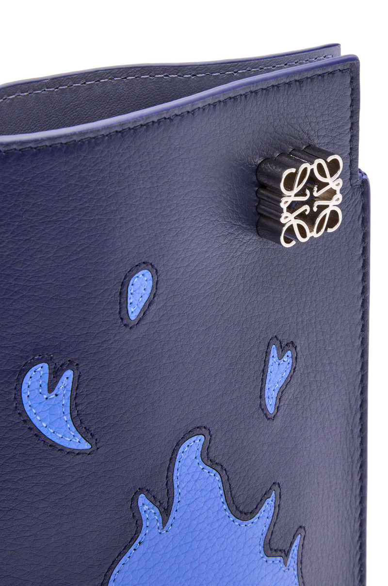 Calcifer dice pocket in classic calfskin 9