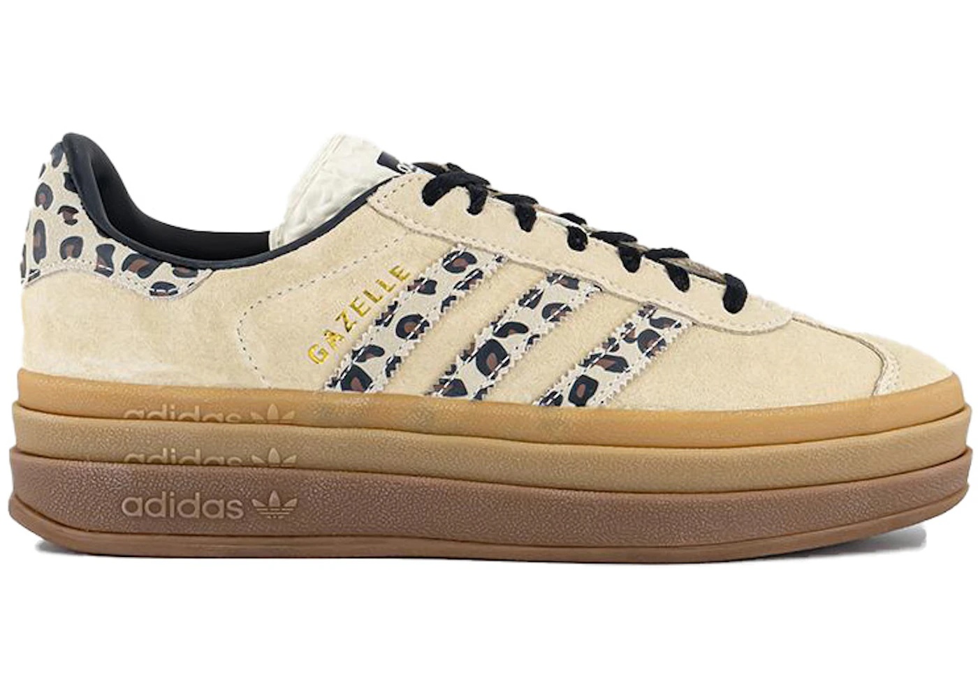 adidas Gazelle Bold Cream Black Leopard (Women's) - 1