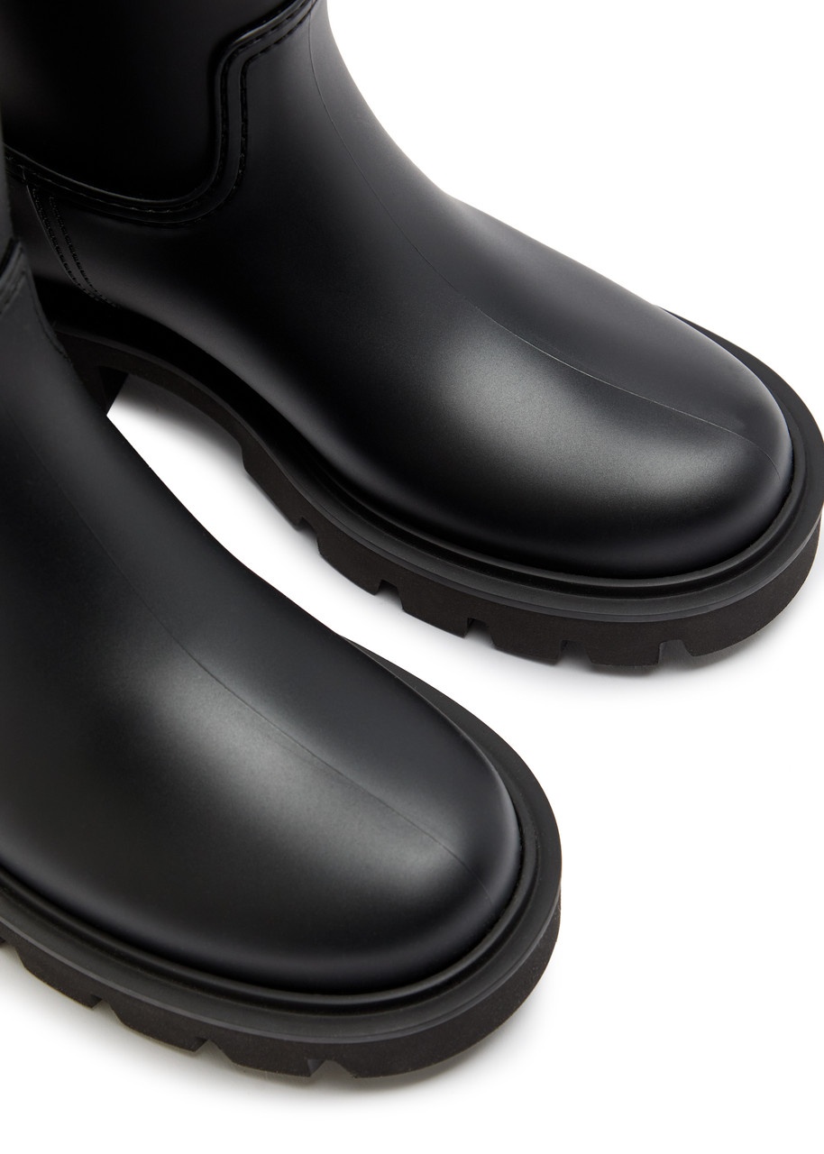 Moncler Kickstream Rubber Wellington Ankle Boots - 3