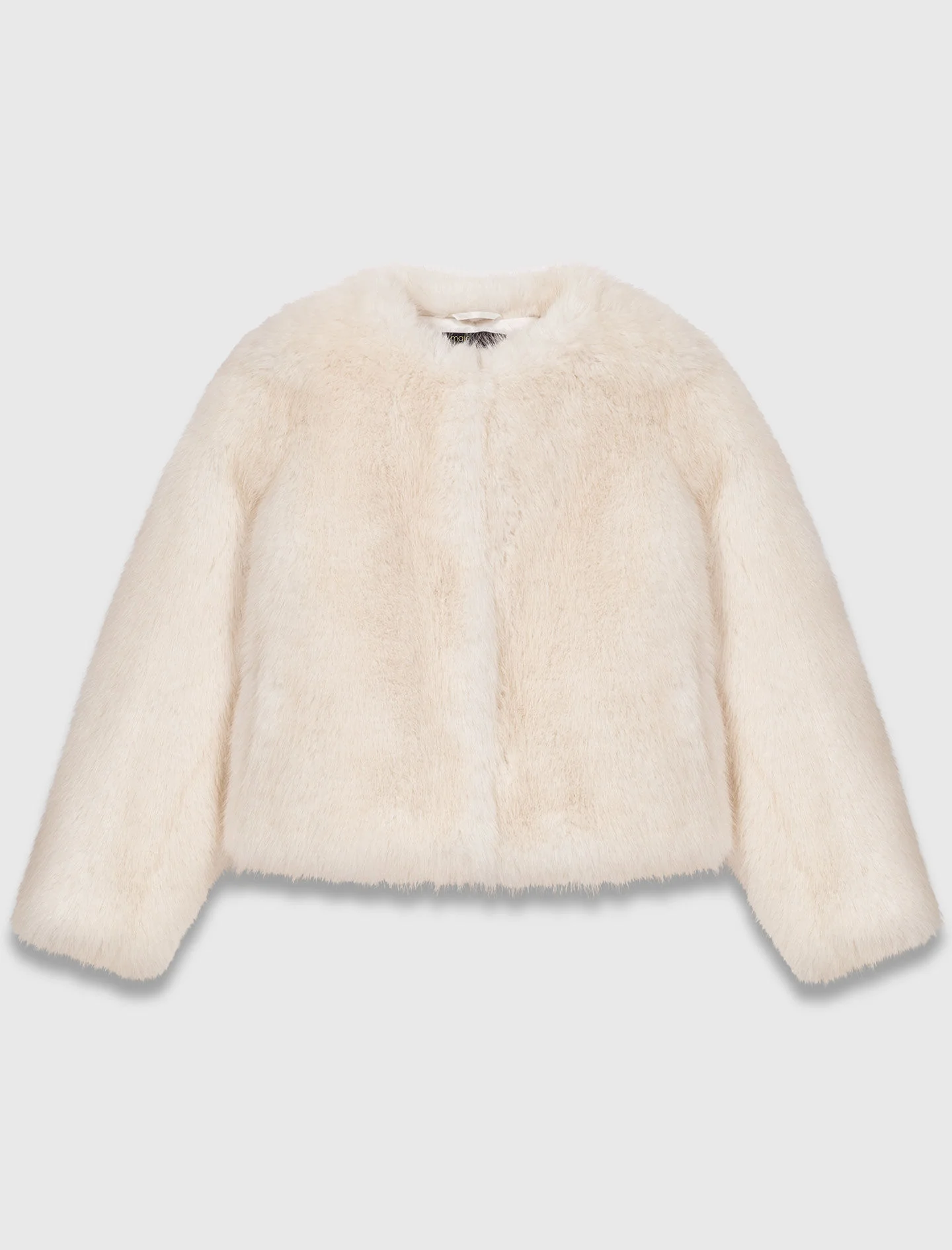 Short faux fur jacket - 1