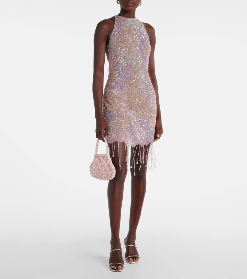 CLIO PEPPIATT Scallop Mini embellished tote bag outlook