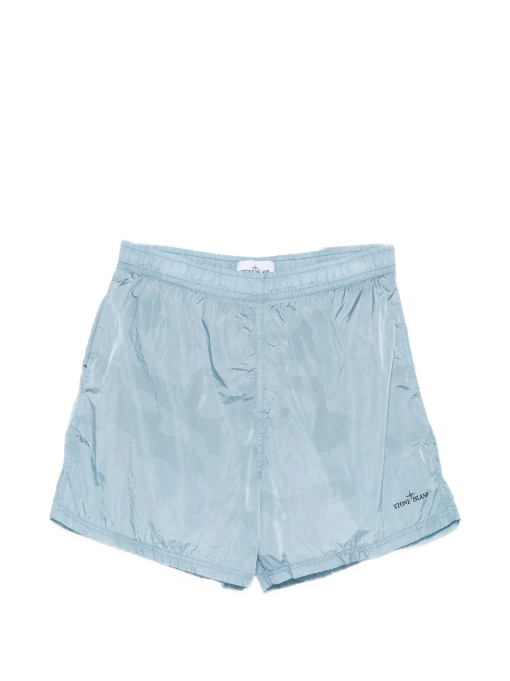 logo-print shorts - 1