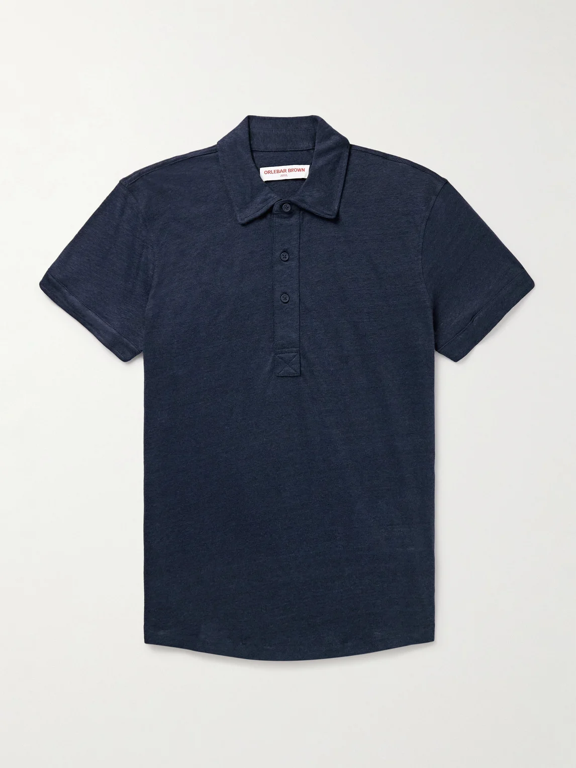 Sebastian Slim-Fit Linen-Jersey Polo Shirt - 1