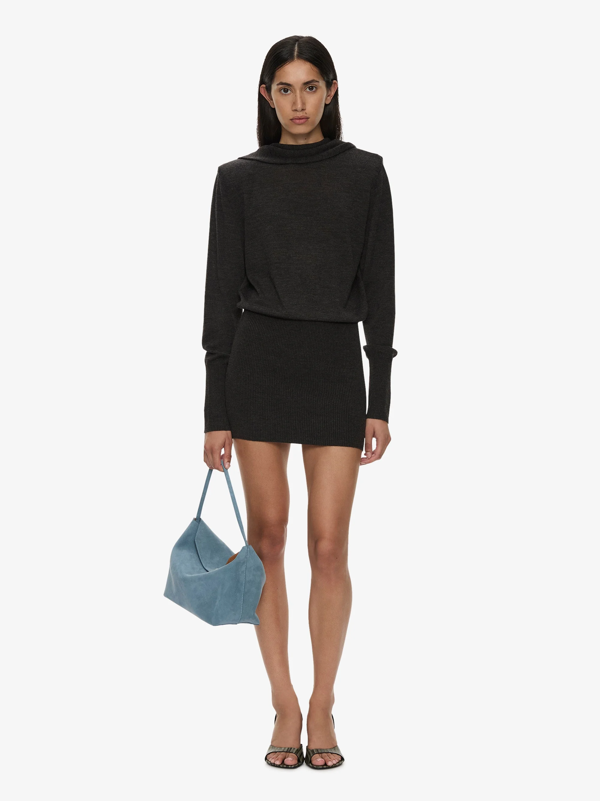 Cesura Cowl Sweater Dress - 1