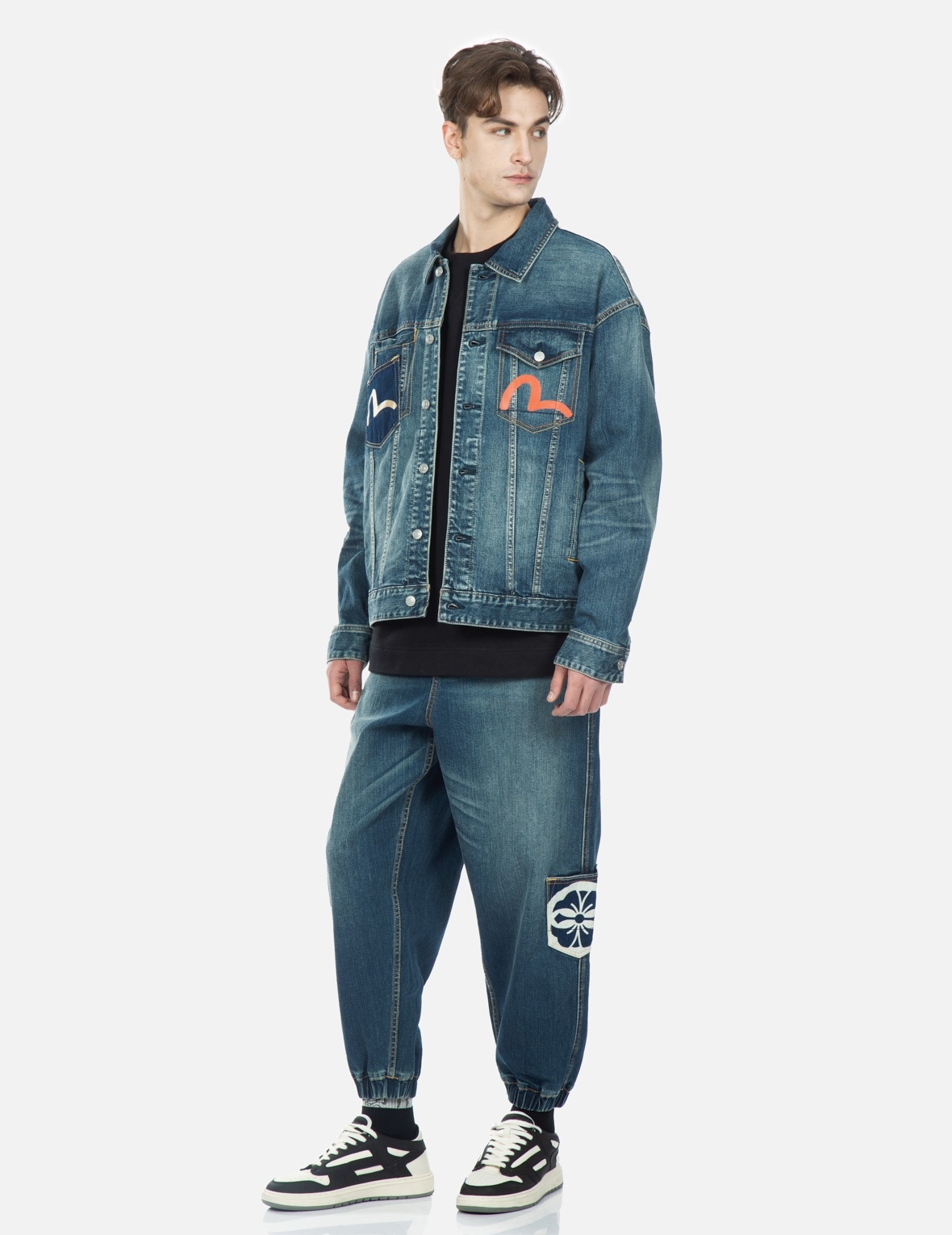 MULTI-POCKET WASHED DENIM JACKET - 4