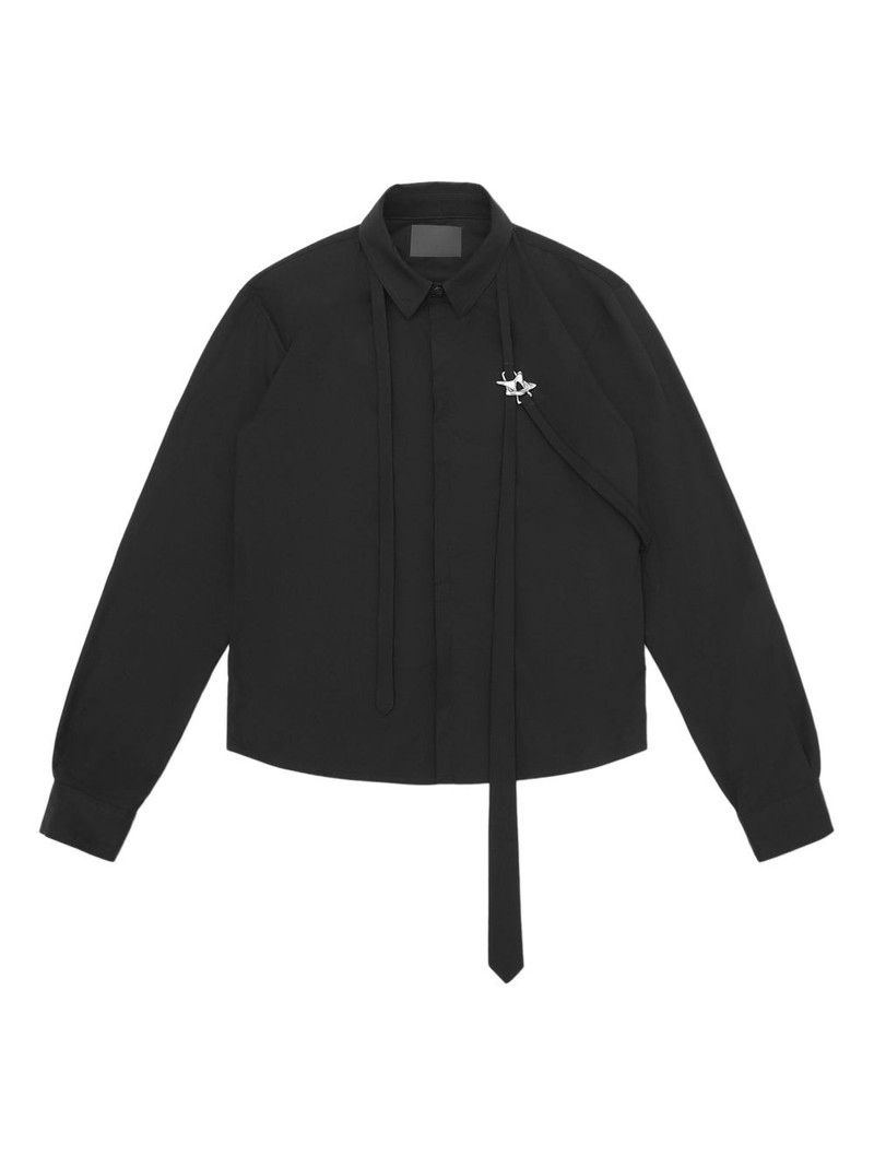asymmetrical long-sleeve shirt 1