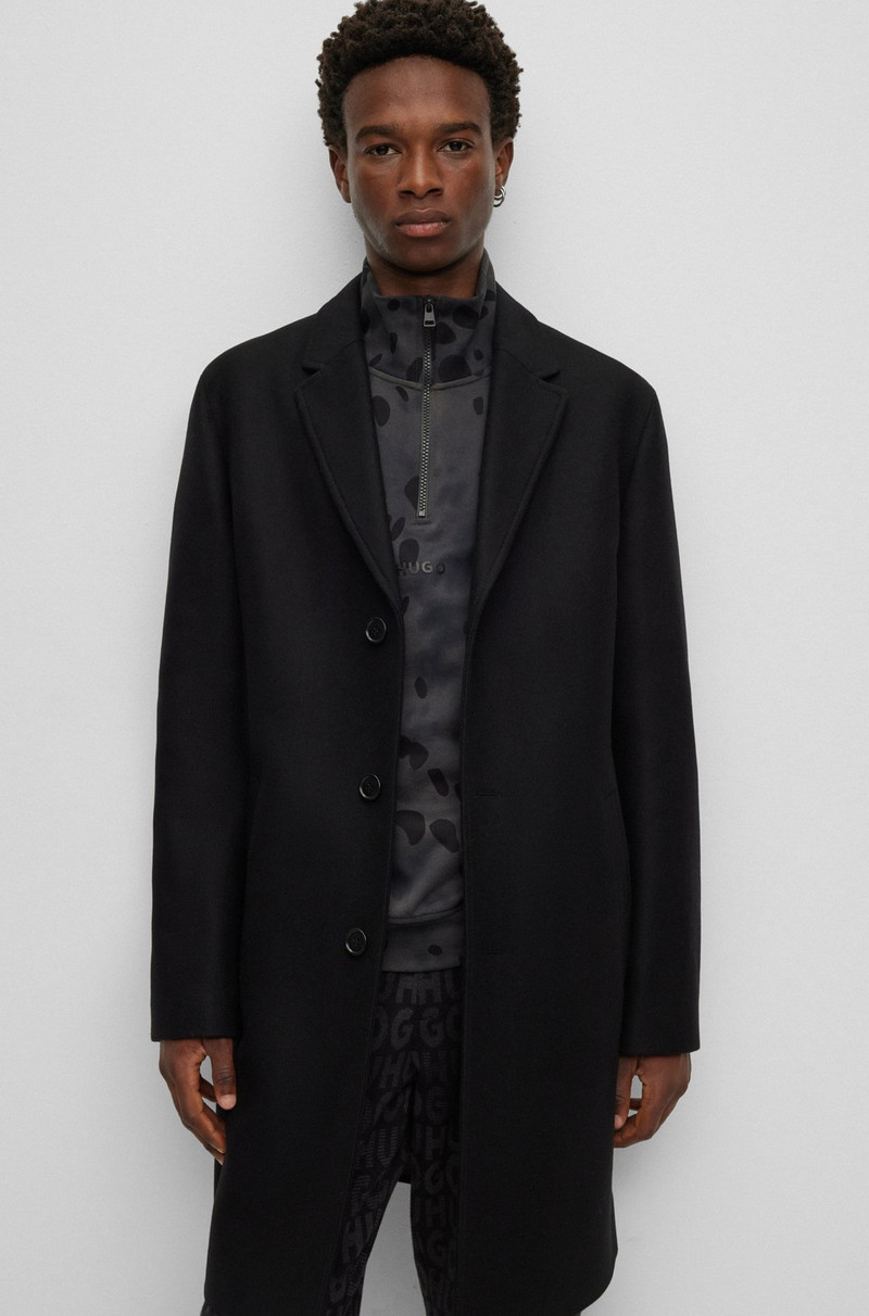 WOOL-BLEND COAT WITH IVORY-NUT BUTTONS 6