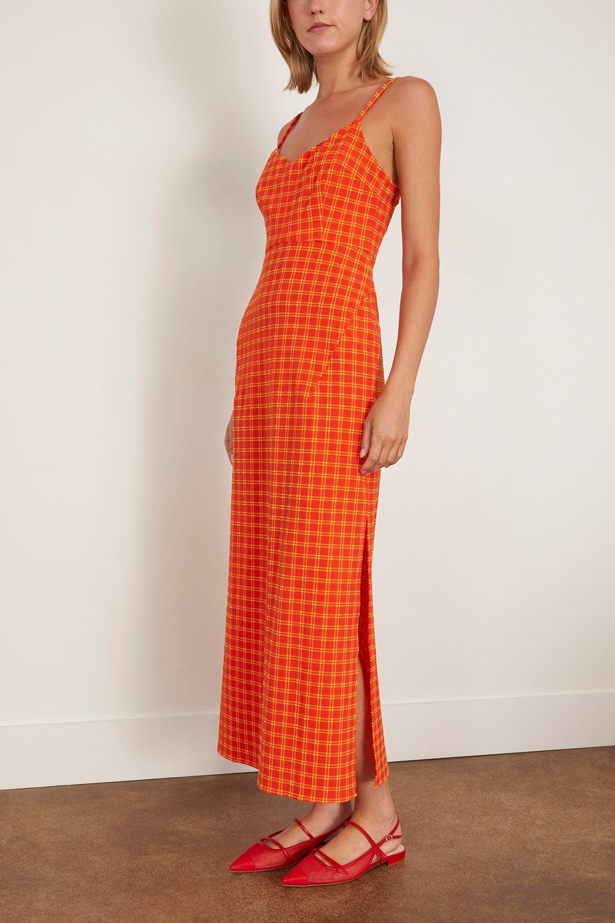 Lila Dress in Orange - 3