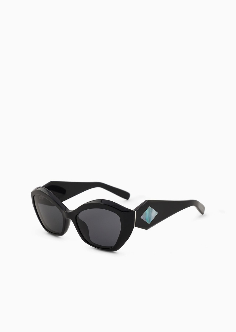 GIORGIO ARMANI Women’s irregular-shaped sunglasses outlook