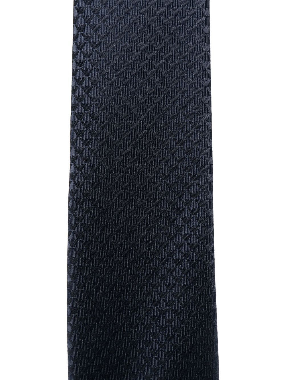 monogram silk tie - 2