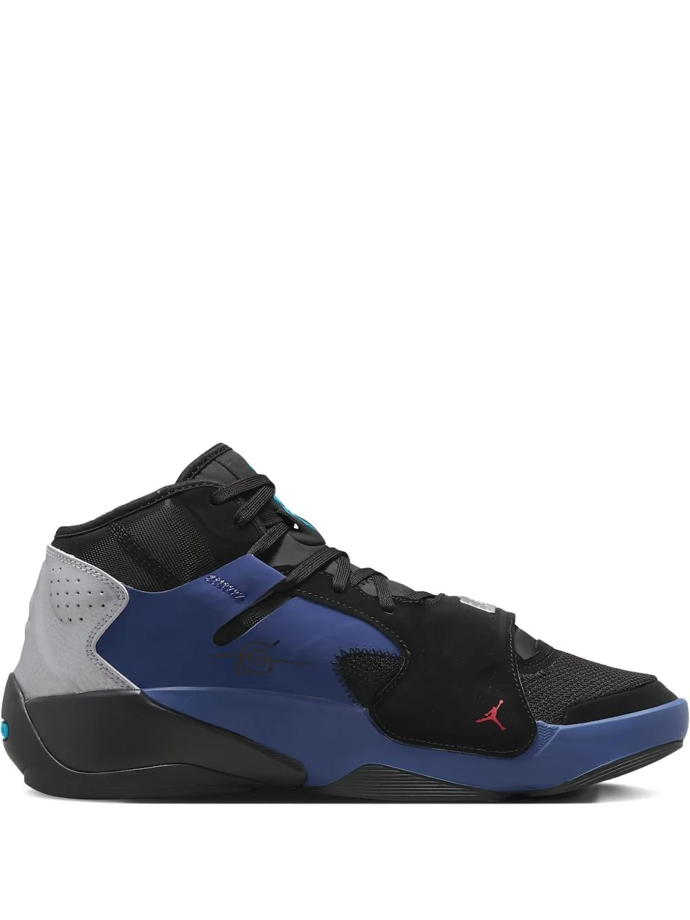 x Naruto Zion 2 SP "Naruto vs. Sasuke - 087 Black/Yellow Strike" sneakers - 1