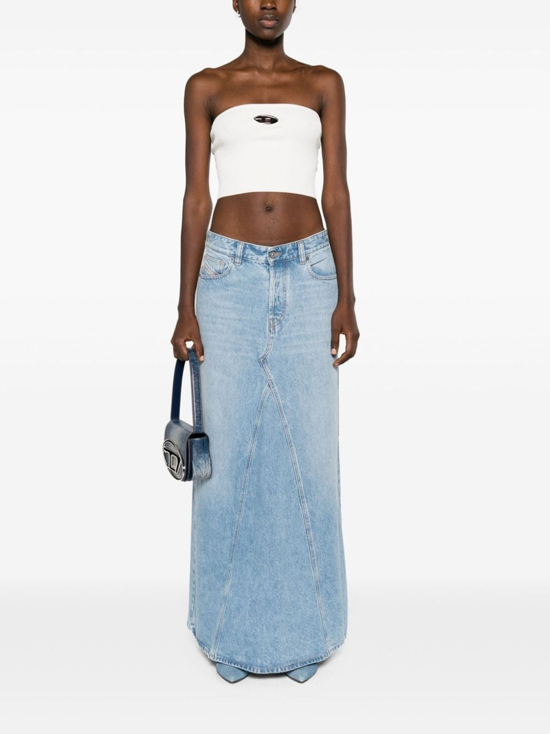 Diesel De-Pago denim maxi skirt outlook
