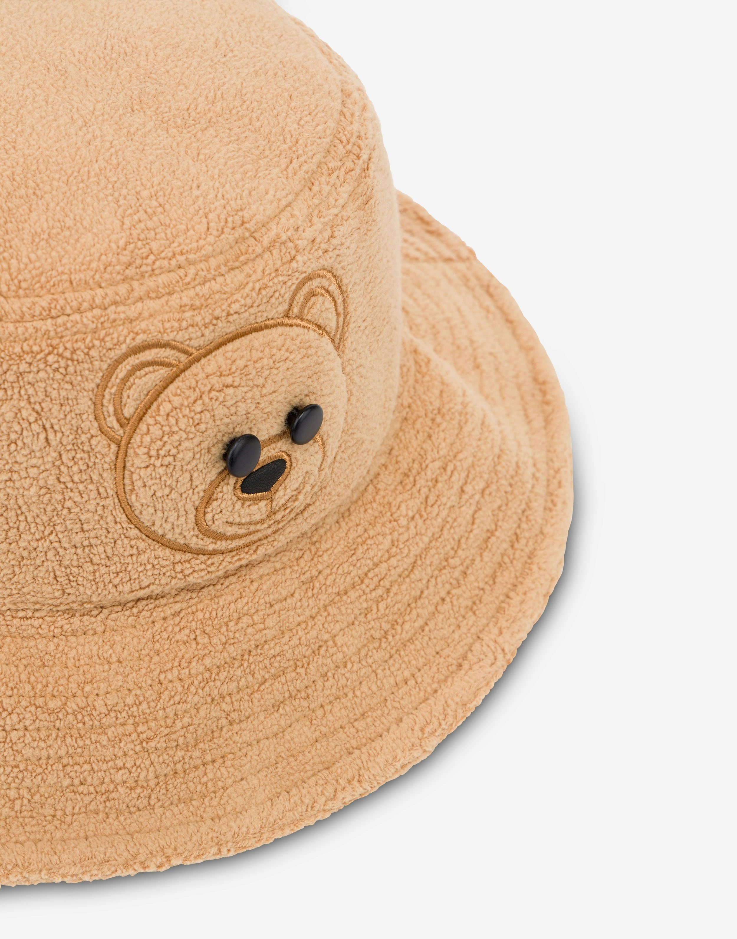 MOSCHINO TEDDY BEAR FLEECE HAT - 3