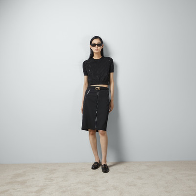GUCCI Wool skirt with detachable belt outlook