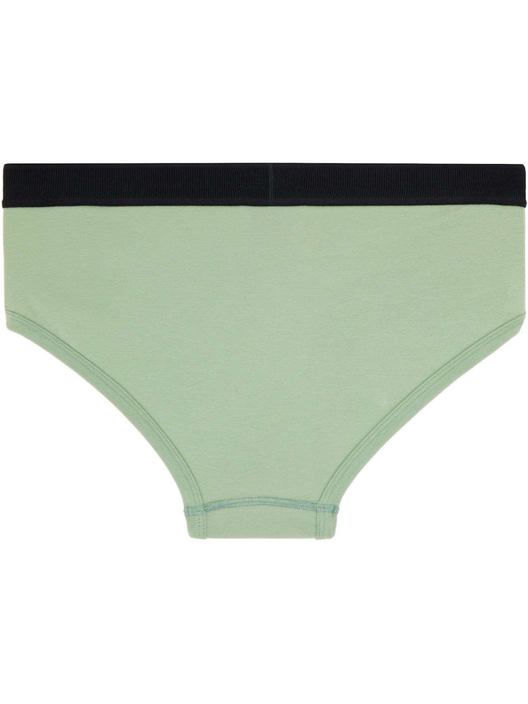 Green Cotton Briefs - 2
