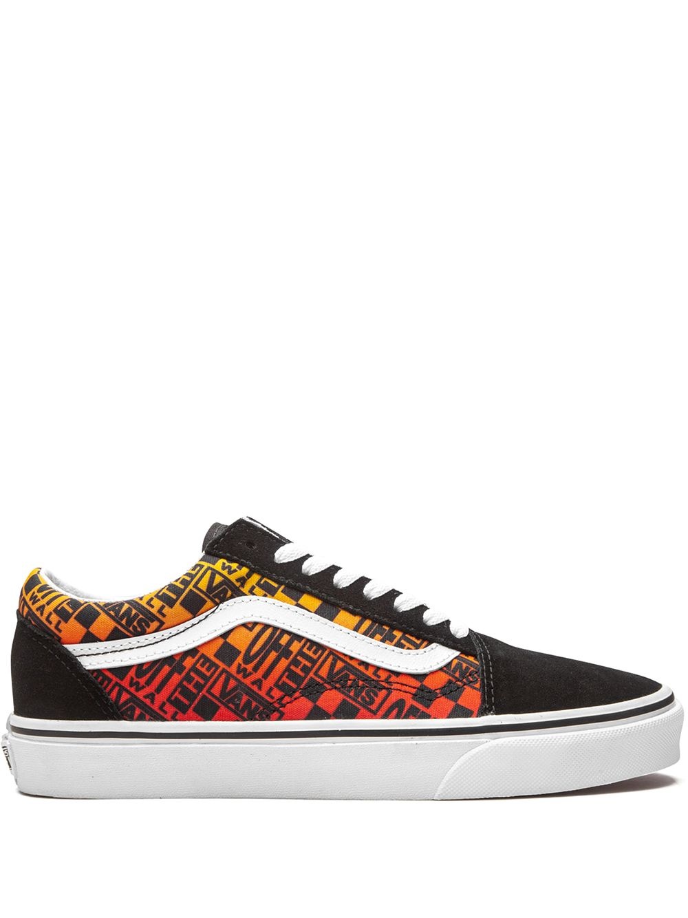 Old Skool "Off the Wall Logos - Orange" low-top sneakers - 1