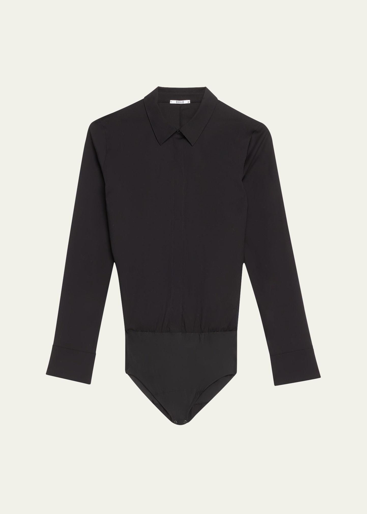 Cotton Poplin Blouse Bodysuit - 1