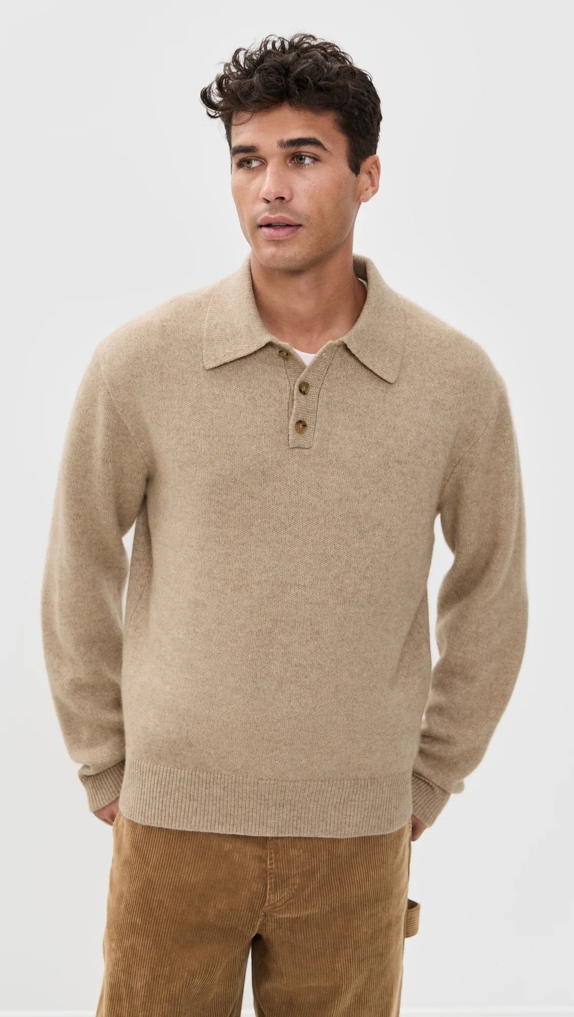 Allday Polo in Cashmere - 1