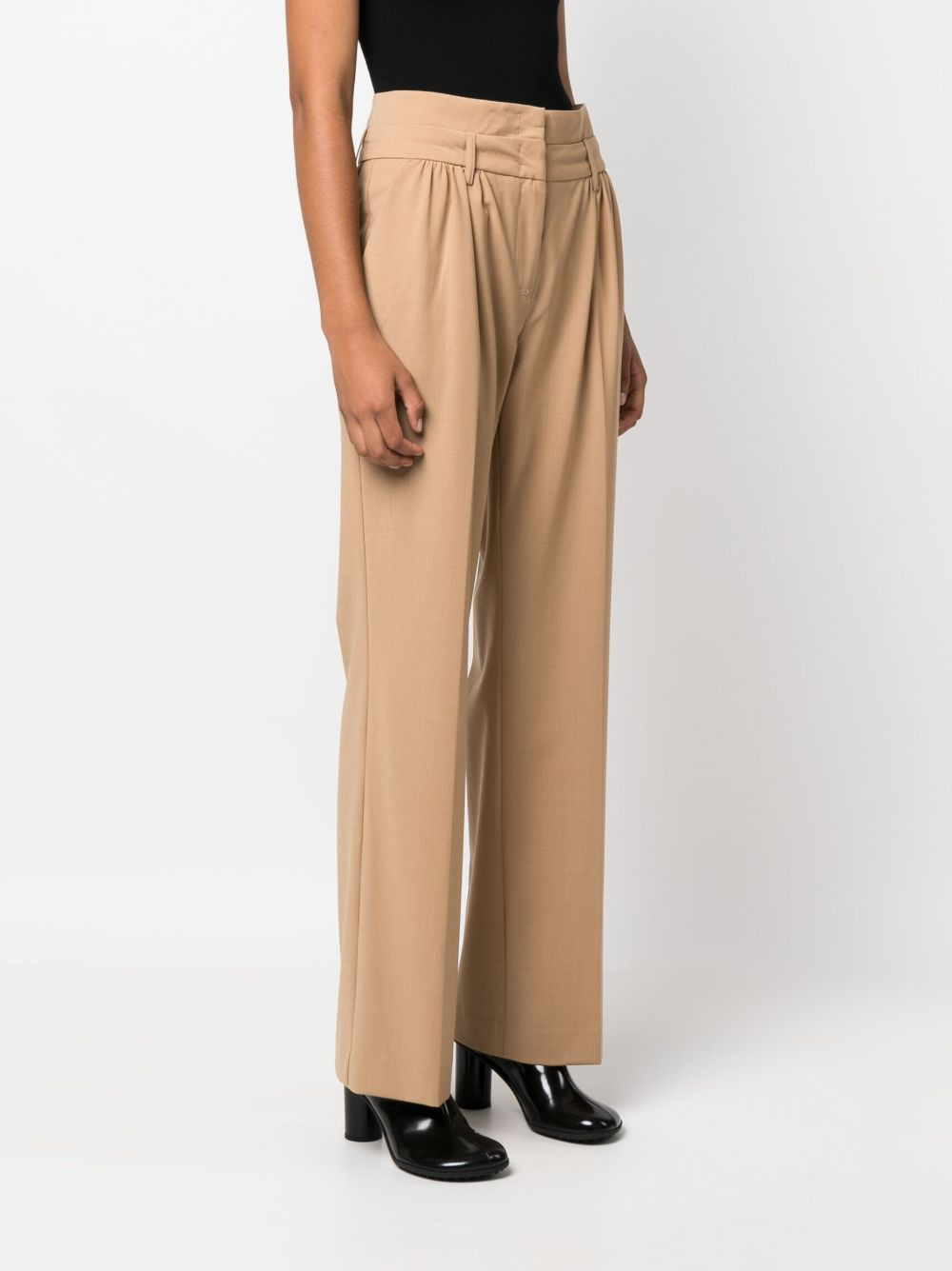 straight-leg tailored trousers - 3